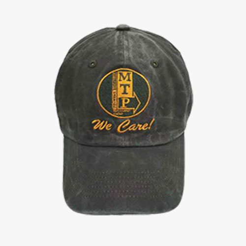 Washed-effect Cap