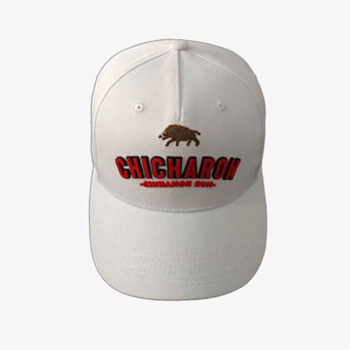 Rubber Block Logo Cap - White