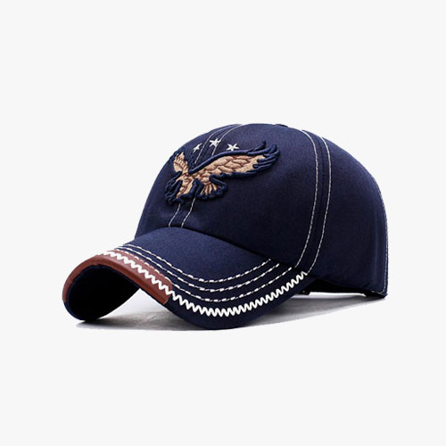 Raised Embroidered Owl Cap