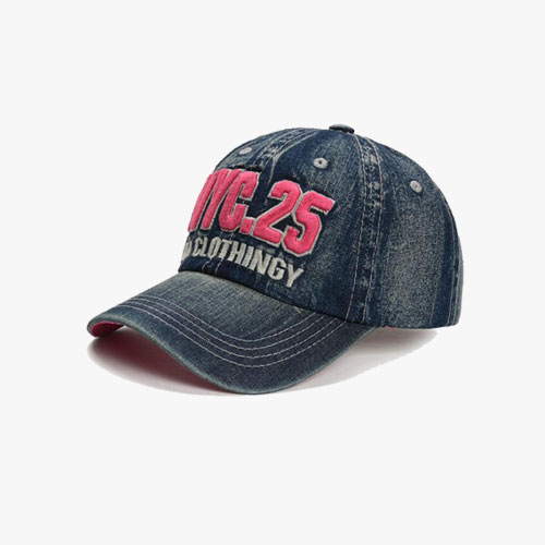 Washed Denim Cap