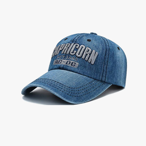 Water Wash Denim Cap