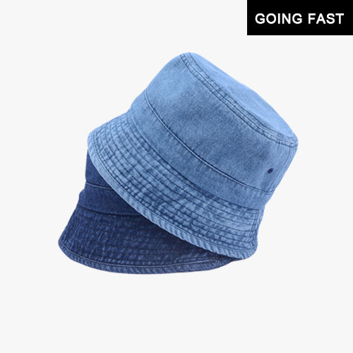 Denim Bucket Hat - Casual Outdoor Camping Fishing Hiking Safari Hat