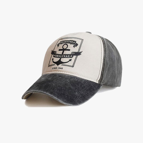 Foam Front Washed Denim Cap