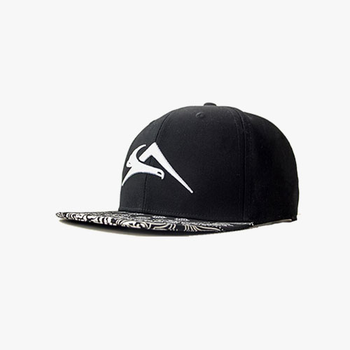 Floral Flower Cotton Flat Bill Cap