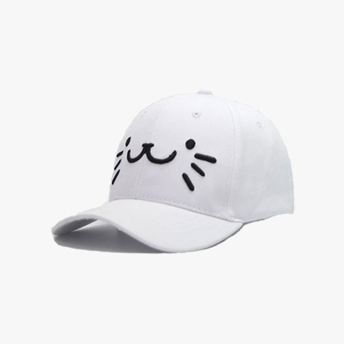Cartoon Children Baseball Cap Boys Girls Universal Cute Cat