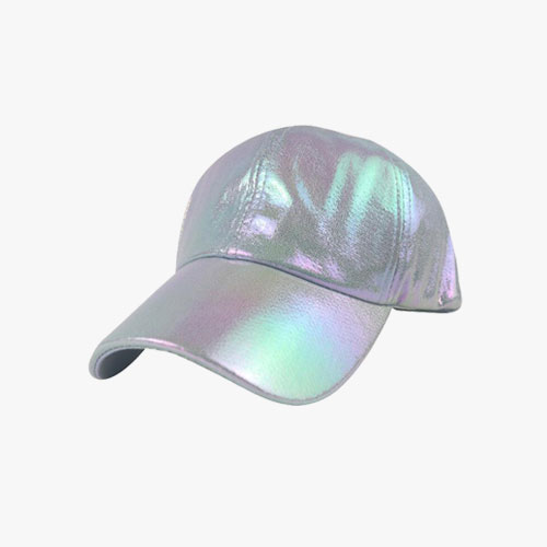 Rainbow Reflective Glossy Cap