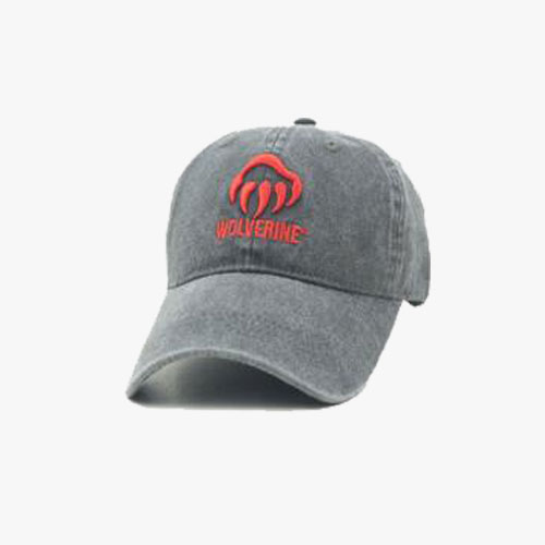 Washed Denim Snapback Dad Cap