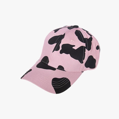 Fun Milk Cow Print Cap