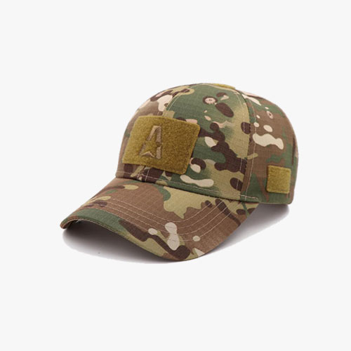 Tactical Operator Camouflage Cap with Loop Patch