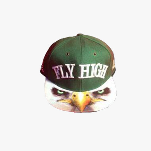 Punk Rock Hip Hop Flat Bill Cap
