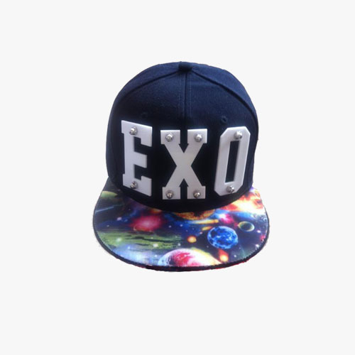 Flat Brim Punk Rock Hip Hop Stud Snapback Cap