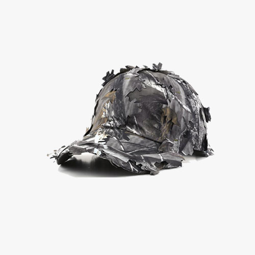 3D Leaves Design Camouflage Cap for Jungle Sniper and Hunter