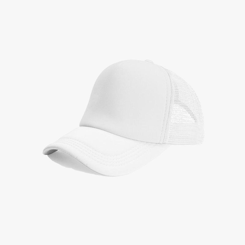 Plain Foam Front 5-Panel Trucker Cap