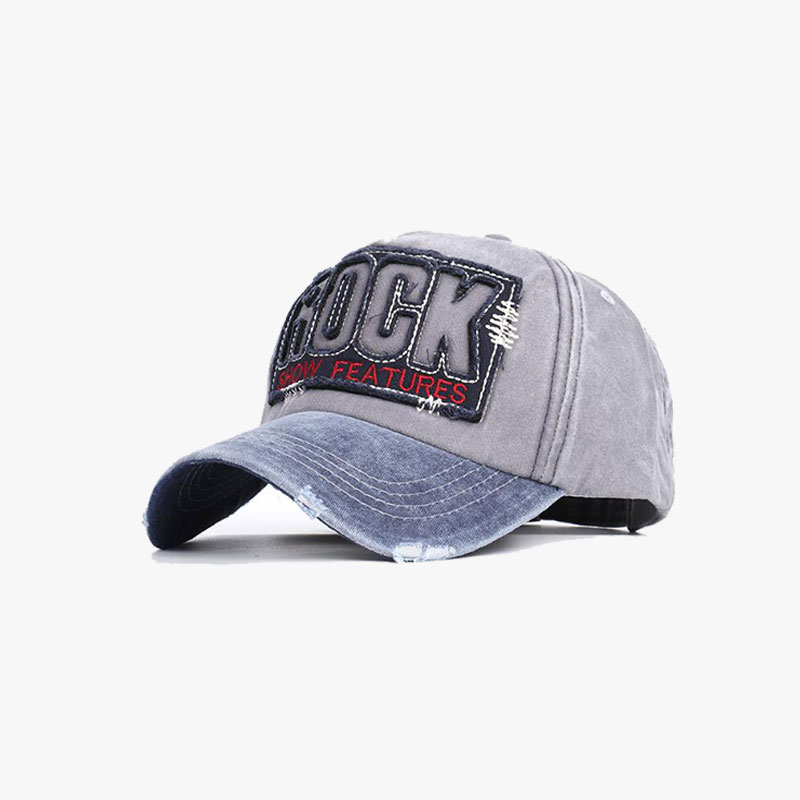 Adjustable Washed Distressed Baseball Cap