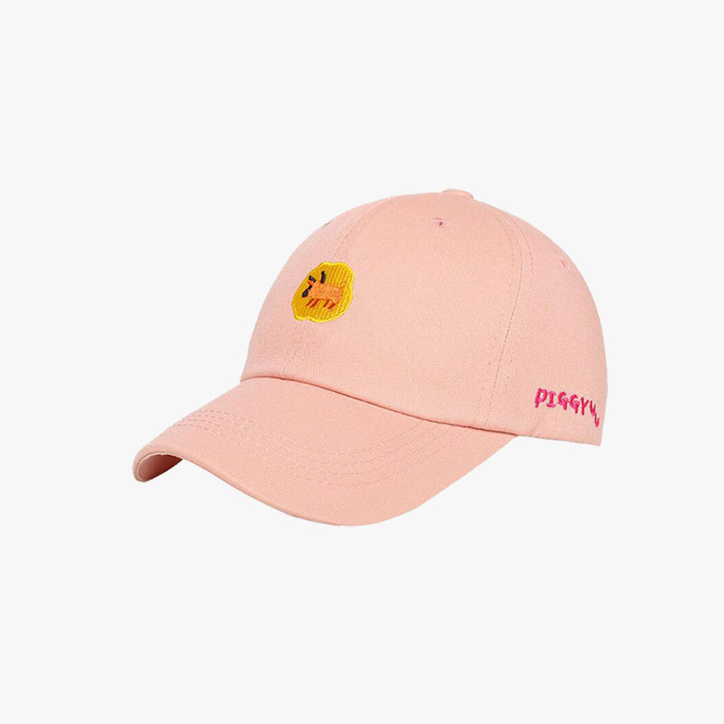 Fashion Leisure Pig Animal Embroidery Adjustable Cap