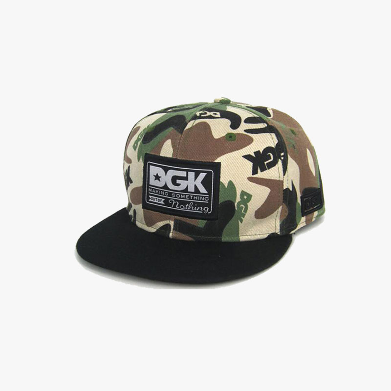 Flatbill Camo Hip Hop Snapback Cap
