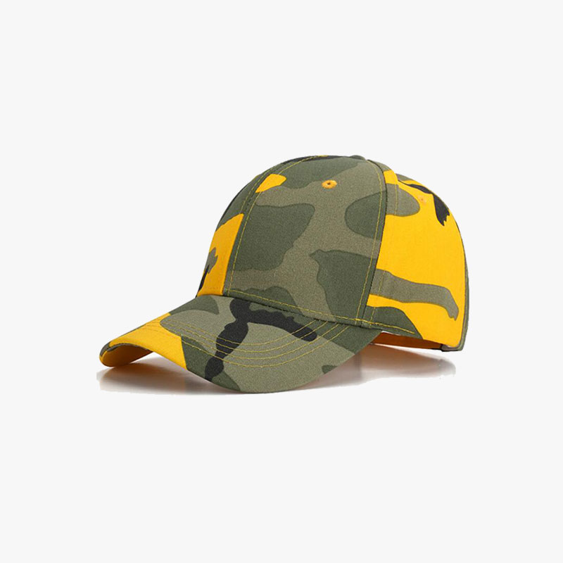 Snapback Camo Curved Visor Cap