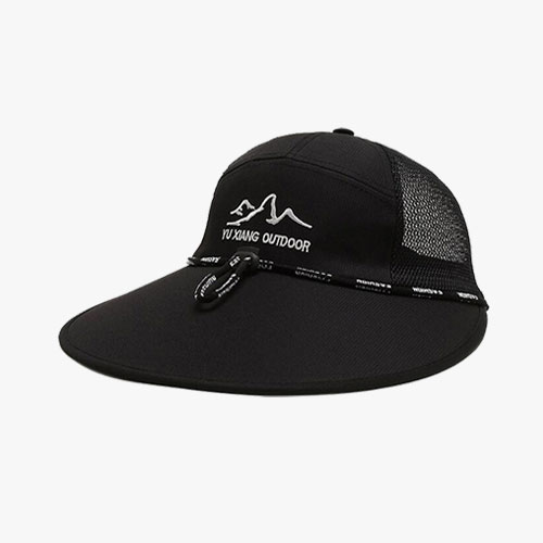Large Visor Cap - Black