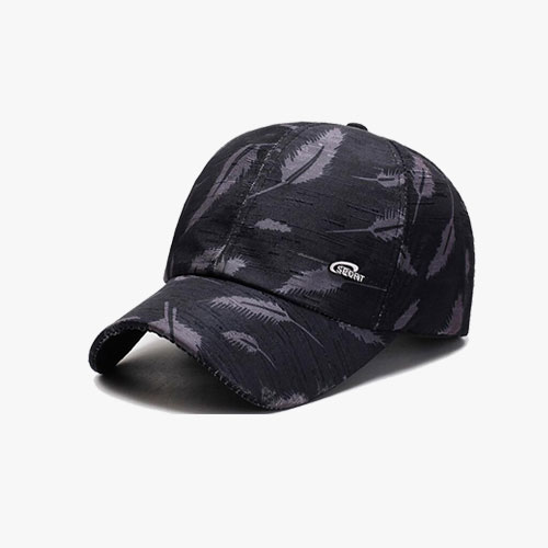Feather Printed Cap
